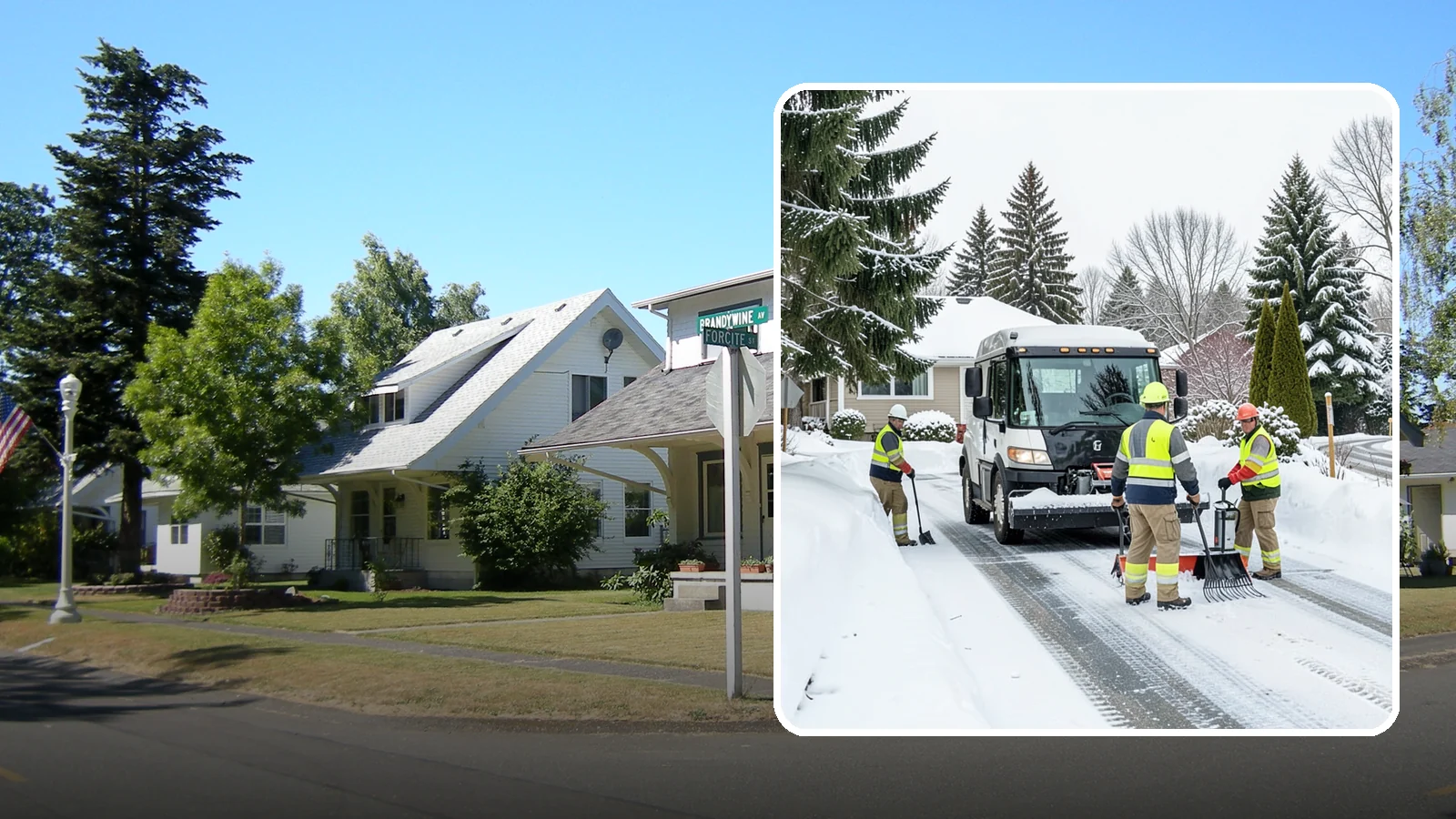 Driveway Snow Removal in DuPont, Pierce County, WA - We clear residential driveways so you can get to work even when your side street stays buried for days.