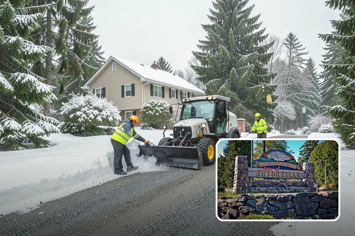 Driveway Snow Removal in Eatonville, Pierce County, WA - Restores vehicle access when neighborhood streets remain impassable