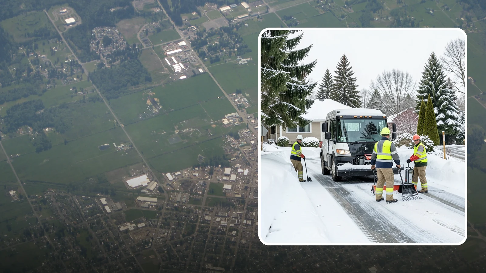 Driveway Snow Removal in Enumclaw, King County, WA - We clear residential driveways so you can get to work even when your side street stays buried for days.