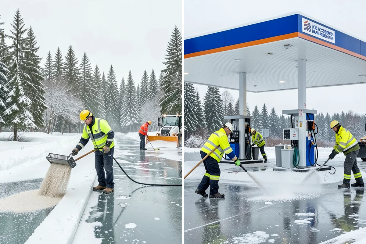 Driveway Snow Removal in Enumclaw, King County, WA - We measure the drive length and note the surface material