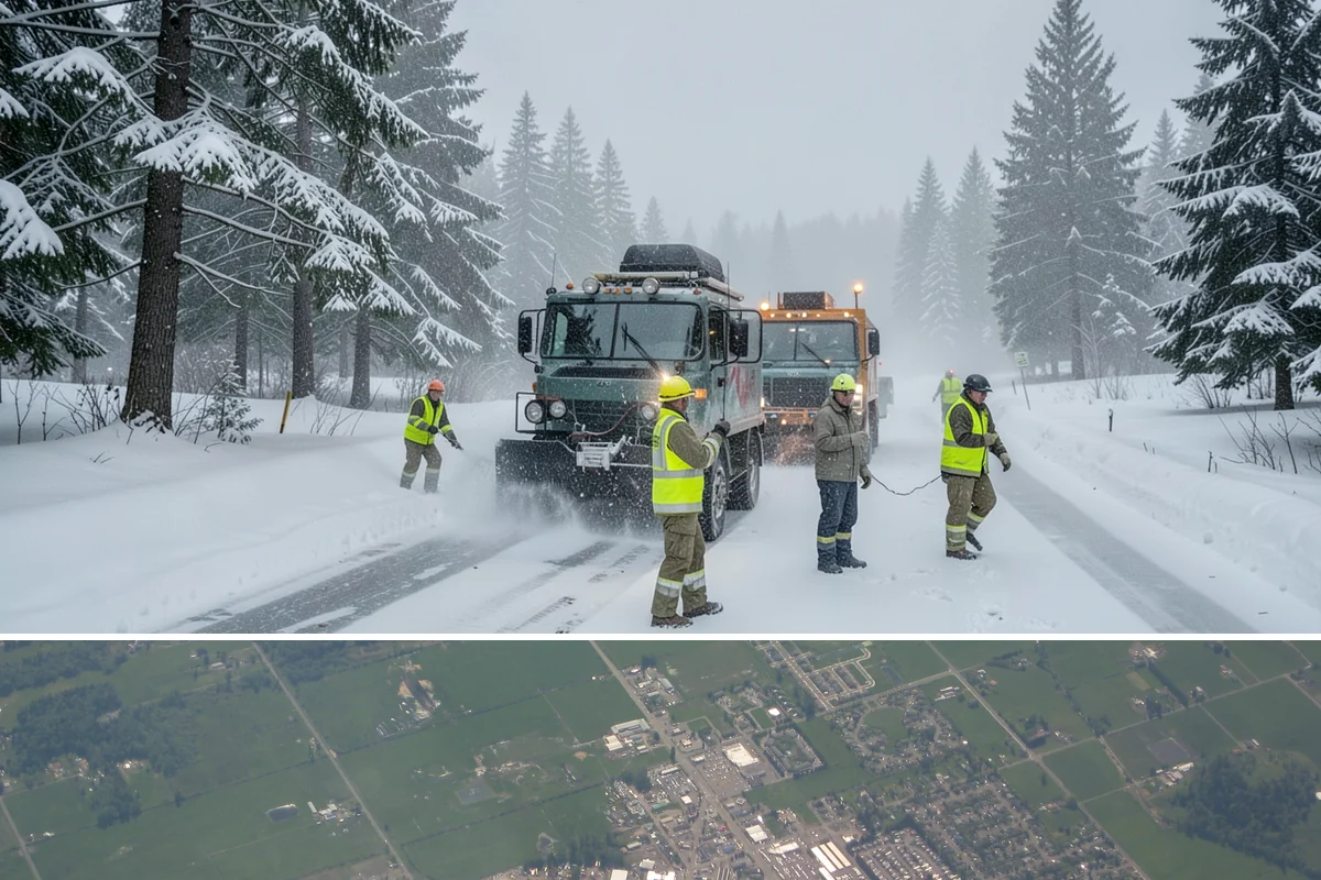 Driveway Snow Removal in Enumclaw, King County, WA - Reserve driveway service in early winter so your route position is locked in before December's first lowland accumulation.