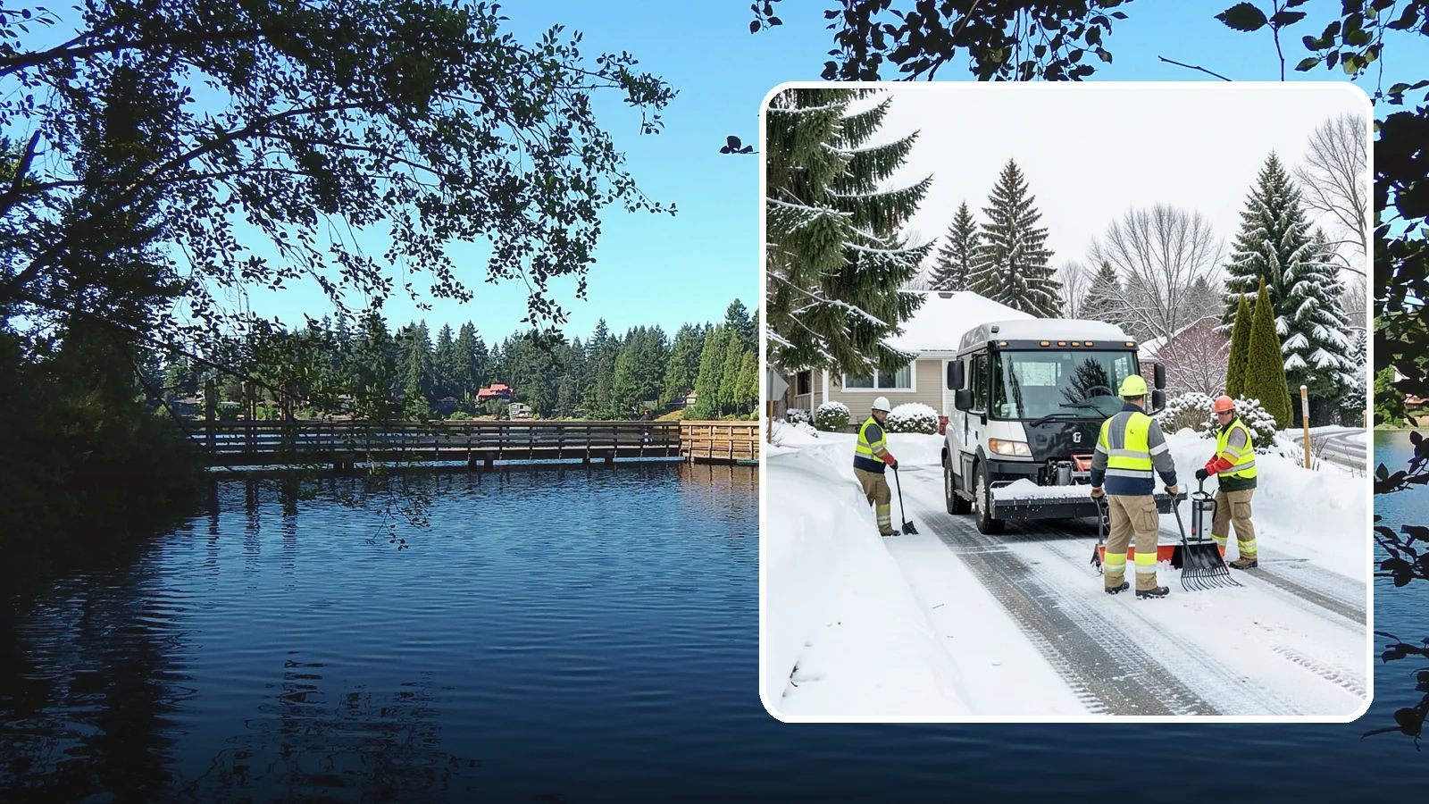 Driveway Snow Removal in Federal Way, King County, WA - We clear residential driveways so you can get to work even when your side street stays buried for days.