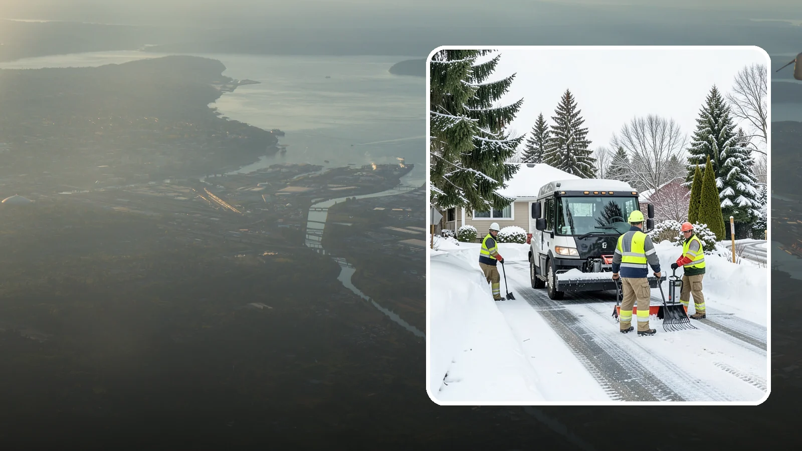 Driveway Snow Removal in Fife, Pierce County, WA - We clear residential driveways so you can get to work even when your side street stays buried for days.