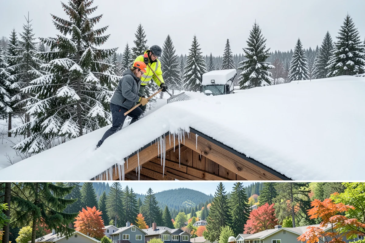 Driveway Snow Removal in Fircrest, Pierce County, WA - Reserve driveway service in early winter so your route position is locked in before December's first lowland accumulation.