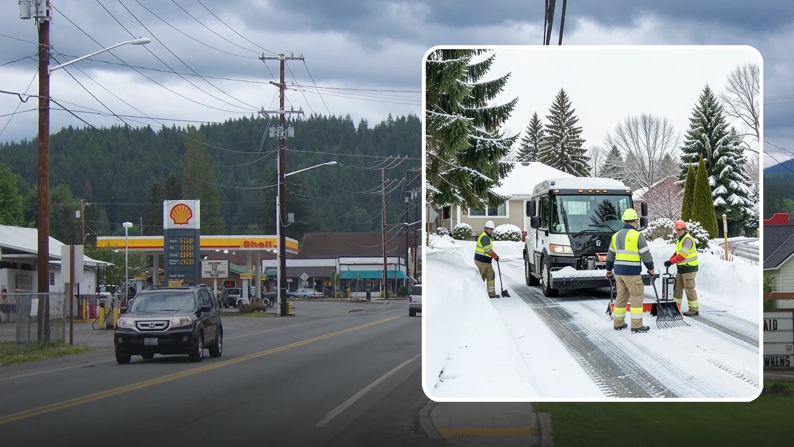 Driveway Snow Removal in Granite Falls, Snohomish County, WA - We clear residential driveways so you can get to work even when your side street stays buried for days.