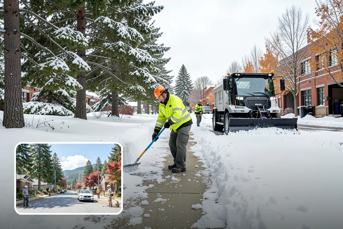 Driveway Snow Removal in Hunts Point, King County, WA - Restores vehicle access when neighborhood streets remain impassable