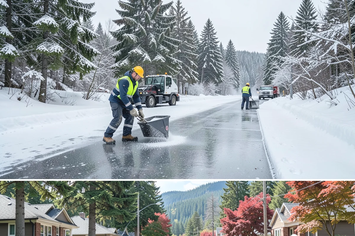Driveway Snow Removal in Hunts Point, King County, WA - Reserve driveway service in early winter so your route position is locked in before December's first lowland accumulation.