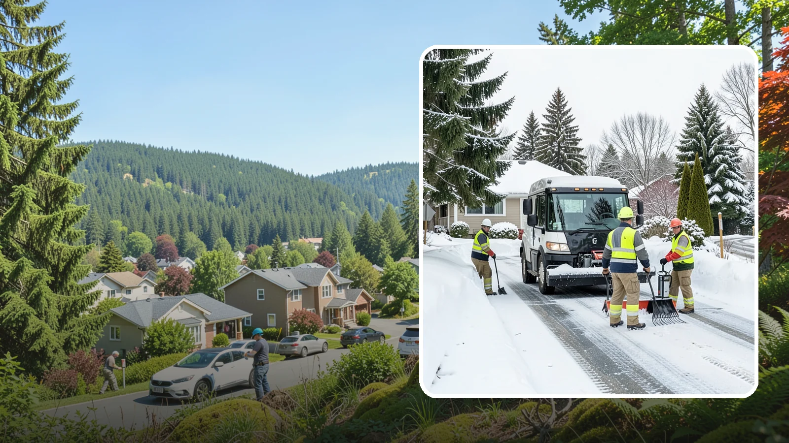 Driveway Snow Removal in Index, Snohomish County, WA - We clear residential driveways so you can get to work even when your side street stays buried for days.