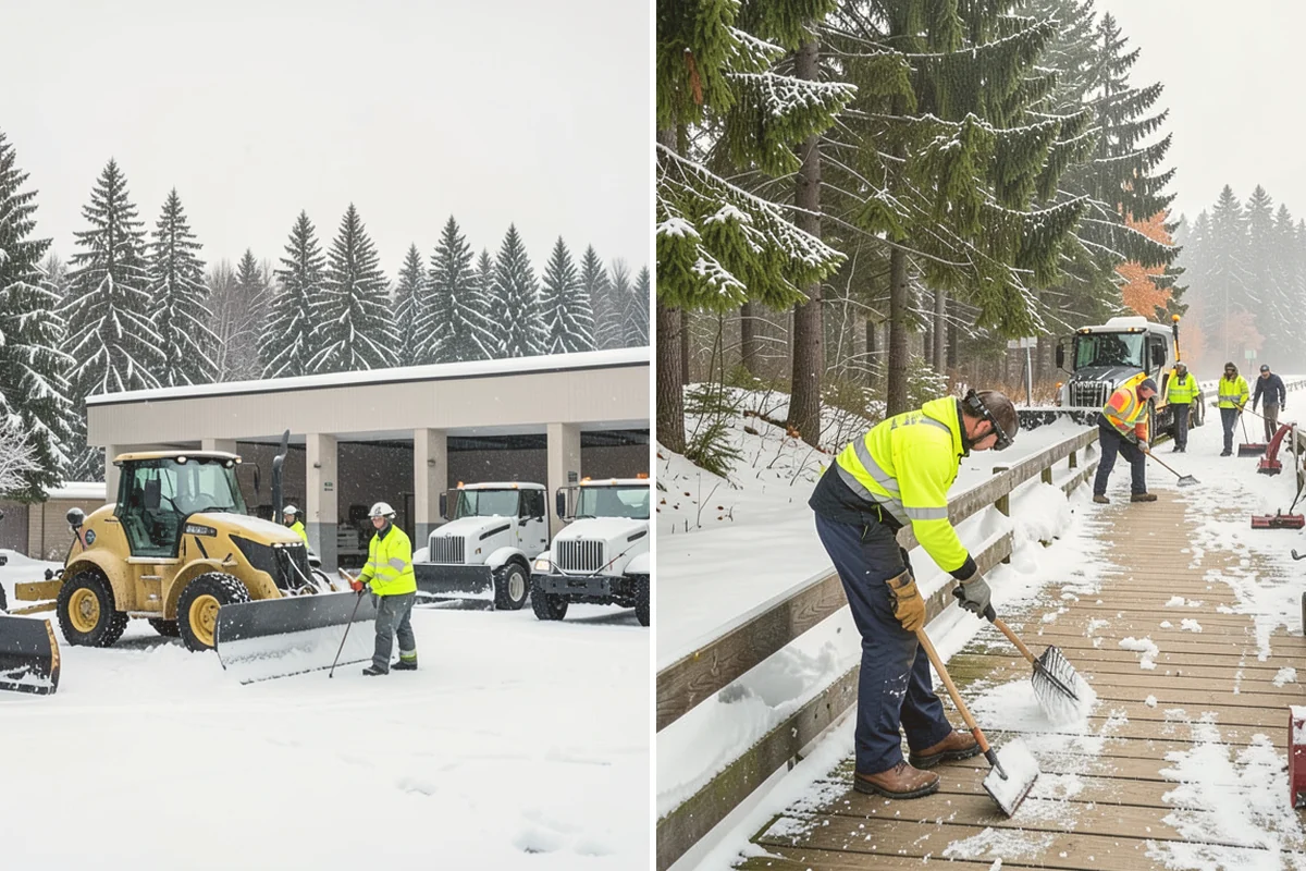 Driveway Snow Removal in Index, Snohomish County, WA - We measure the drive length and note the surface material