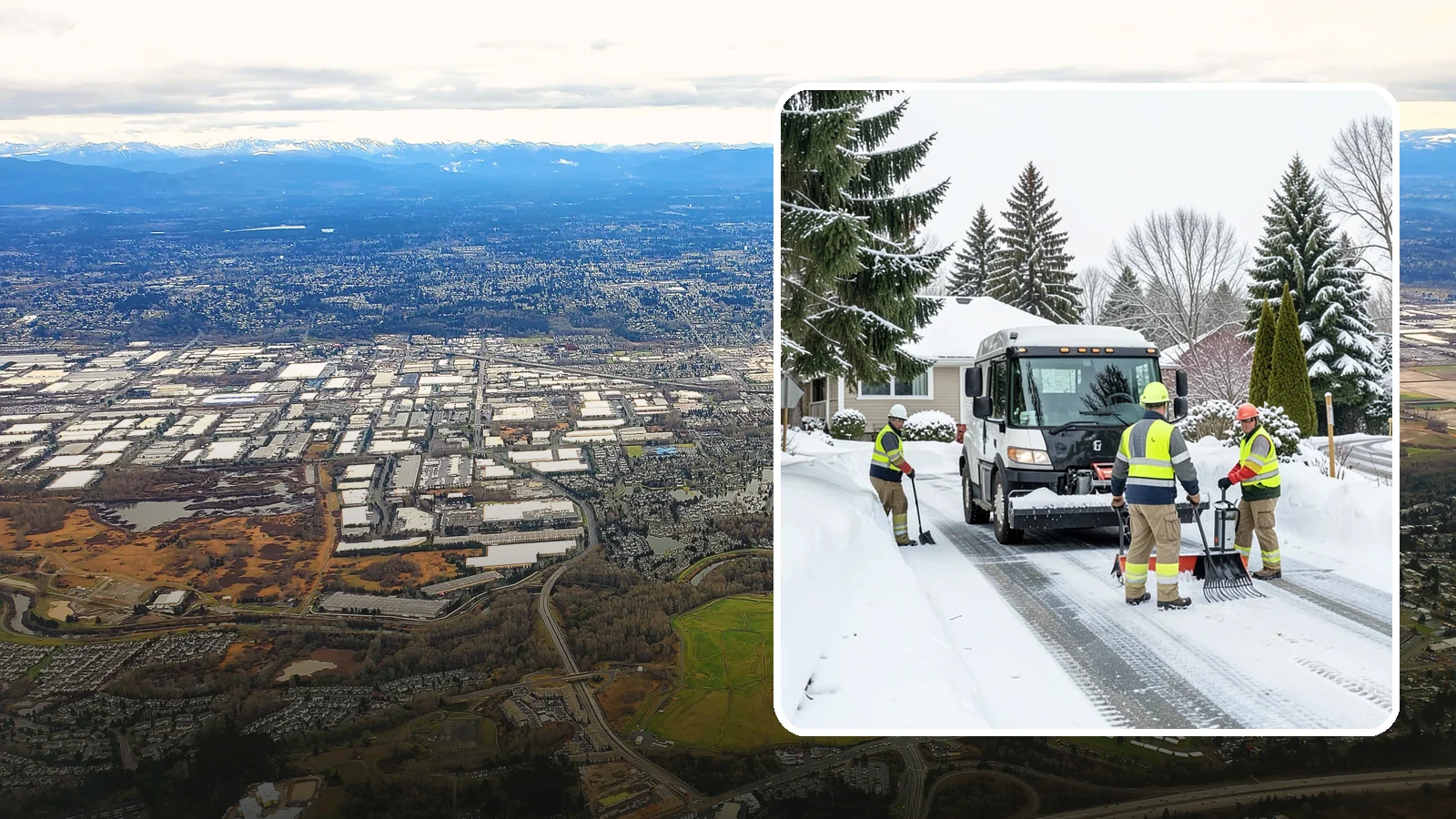 Driveway Snow Removal in Kent, King County, WA - We clear residential driveways so you can get to work even when your side street stays buried for days.