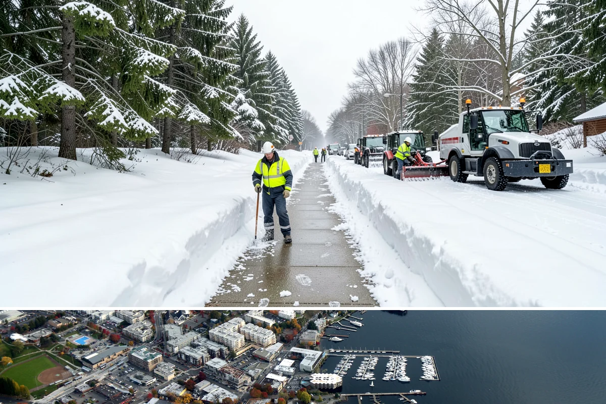 Driveway Snow Removal in Kirkland, King County, WA - Reserve driveway service in early winter so your route position is locked in before December's first lowland accumulation.