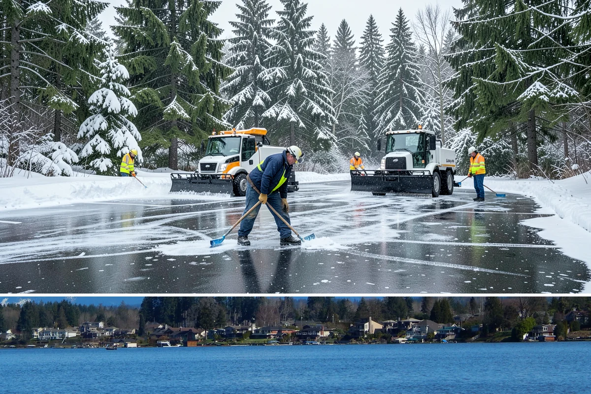 Driveway Snow Removal in Lake Stevens, Snohomish County, WA - Reserve driveway service in early winter so your route position is locked in before December's first lowland accumulation.