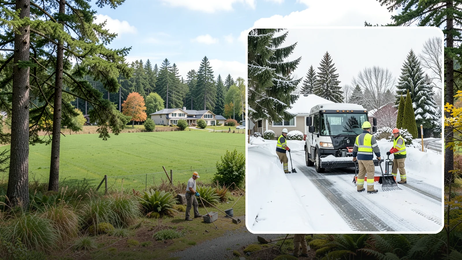 Driveway Snow Removal in Lyman, Skagit County, WA - We clear residential driveways so you can get to work even when your side street stays buried for days.