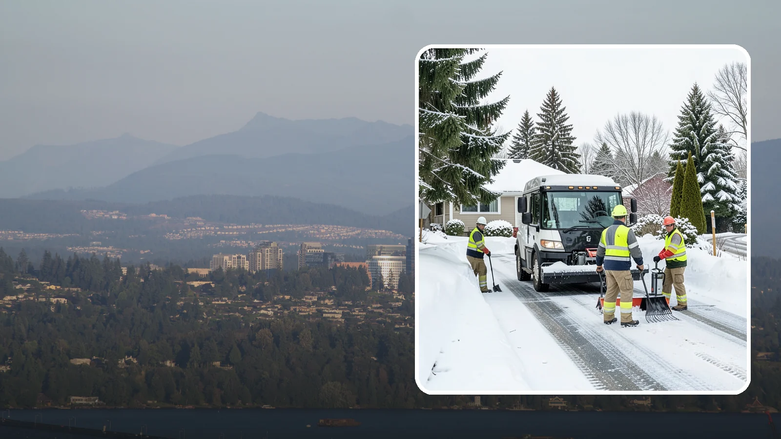 Driveway Snow Removal in Medina, King County, WA - We clear residential driveways so you can get to work even when your side street stays buried for days.