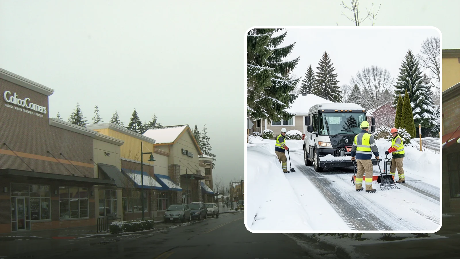 Driveway Snow Removal in Mill Creek, Snohomish County, WA - We clear residential driveways so you can get to work even when your side street stays buried for days.