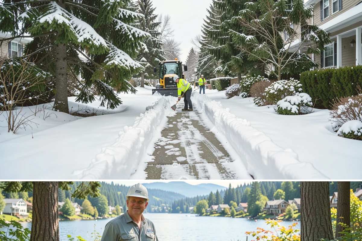Driveway Snow Removal in Milton, King County, WA - Reserve driveway service in early winter so your route position is locked in before December's first lowland accumulation.