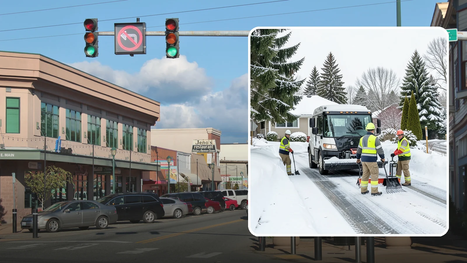 Driveway Snow Removal in Monroe, Snohomish County, WA - We clear residential driveways so you can get to work even when your side street stays buried for days.