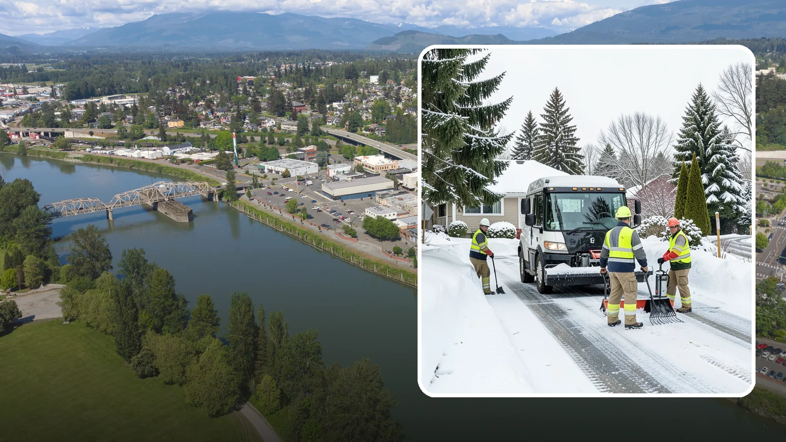 Driveway Snow Removal in Mount Vernon, Skagit County, WA - We clear residential driveways so you can get to work even when your side street stays buried for days.