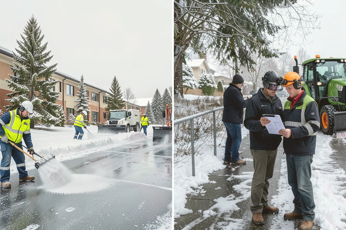 Driveway Snow Removal in Mount Vernon, Skagit County, WA - We measure the drive length and note the surface material