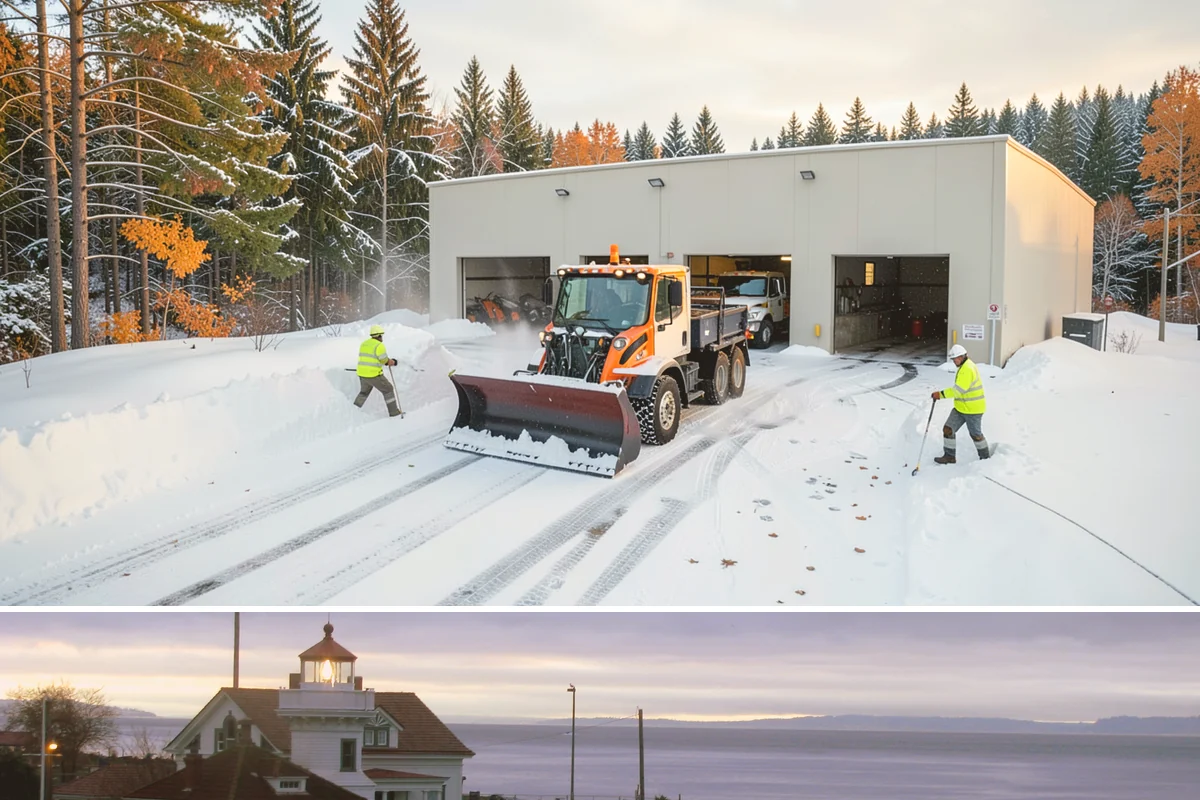 Driveway Snow Removal in Mukilteo, Snohomish County, WA - Reserve driveway service in early winter so your route position is locked in before December's first lowland accumulation.
