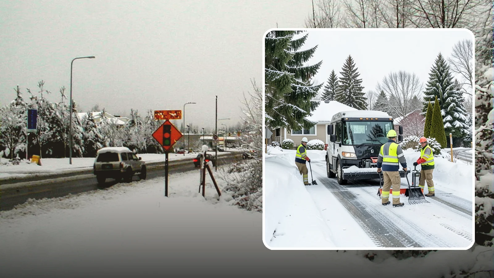 Driveway Snow Removal in Newcastle, King County, WA - We clear residential driveways so you can get to work even when your side street stays buried for days.