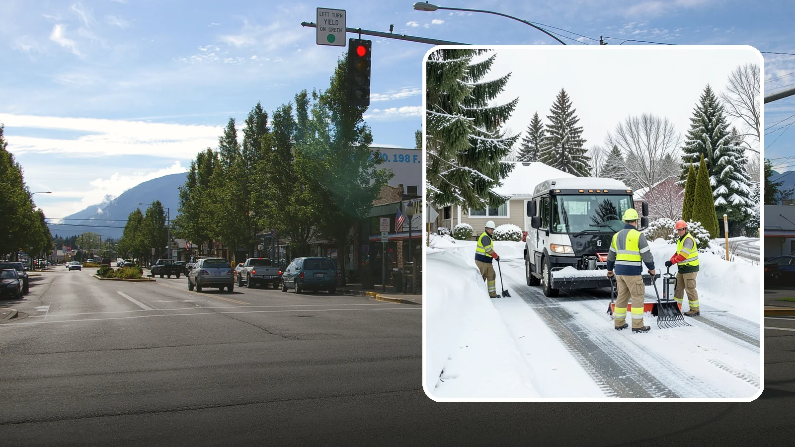 Driveway Snow Removal in North Bend, King County, WA - We clear residential driveways so you can get to work even when your side street stays buried for days.