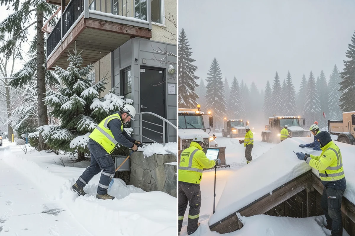 Driveway Snow Removal in Oak Harbor, Island County, WA - We measure the drive length and note the surface material