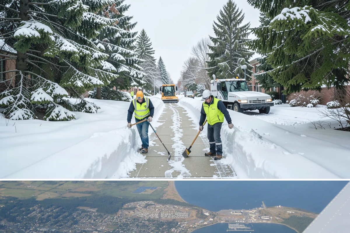 Driveway Snow Removal in Oak Harbor, Island County, WA - Reserve driveway service in early winter so your route position is locked in before December's first lowland accumulation.