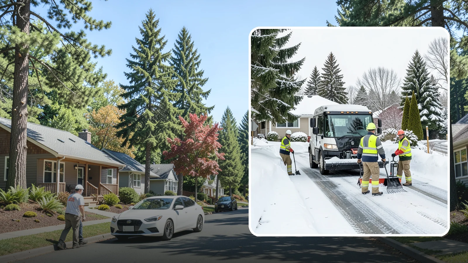 Driveway Snow Removal in Orting, Pierce County, WA - We clear residential driveways so you can get to work even when your side street stays buried for days.