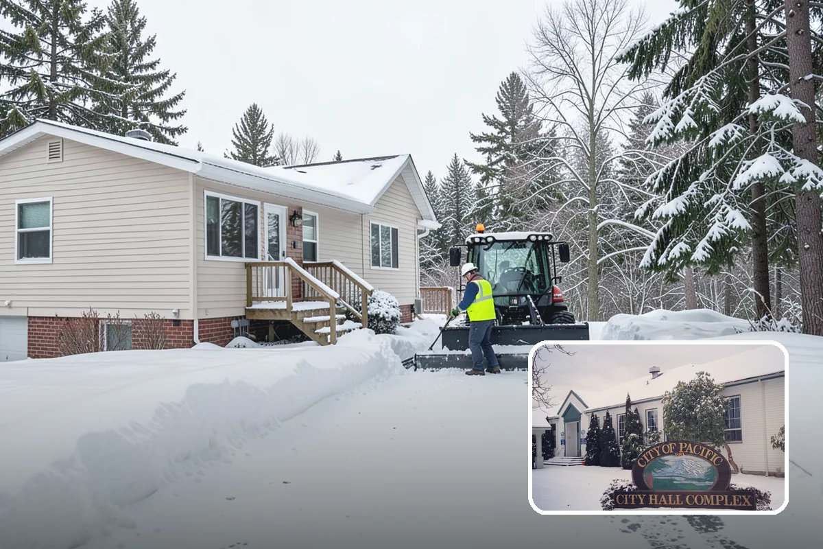 Driveway Snow Removal in Pacific, King County, WA - Restores vehicle access when neighborhood streets remain impassable