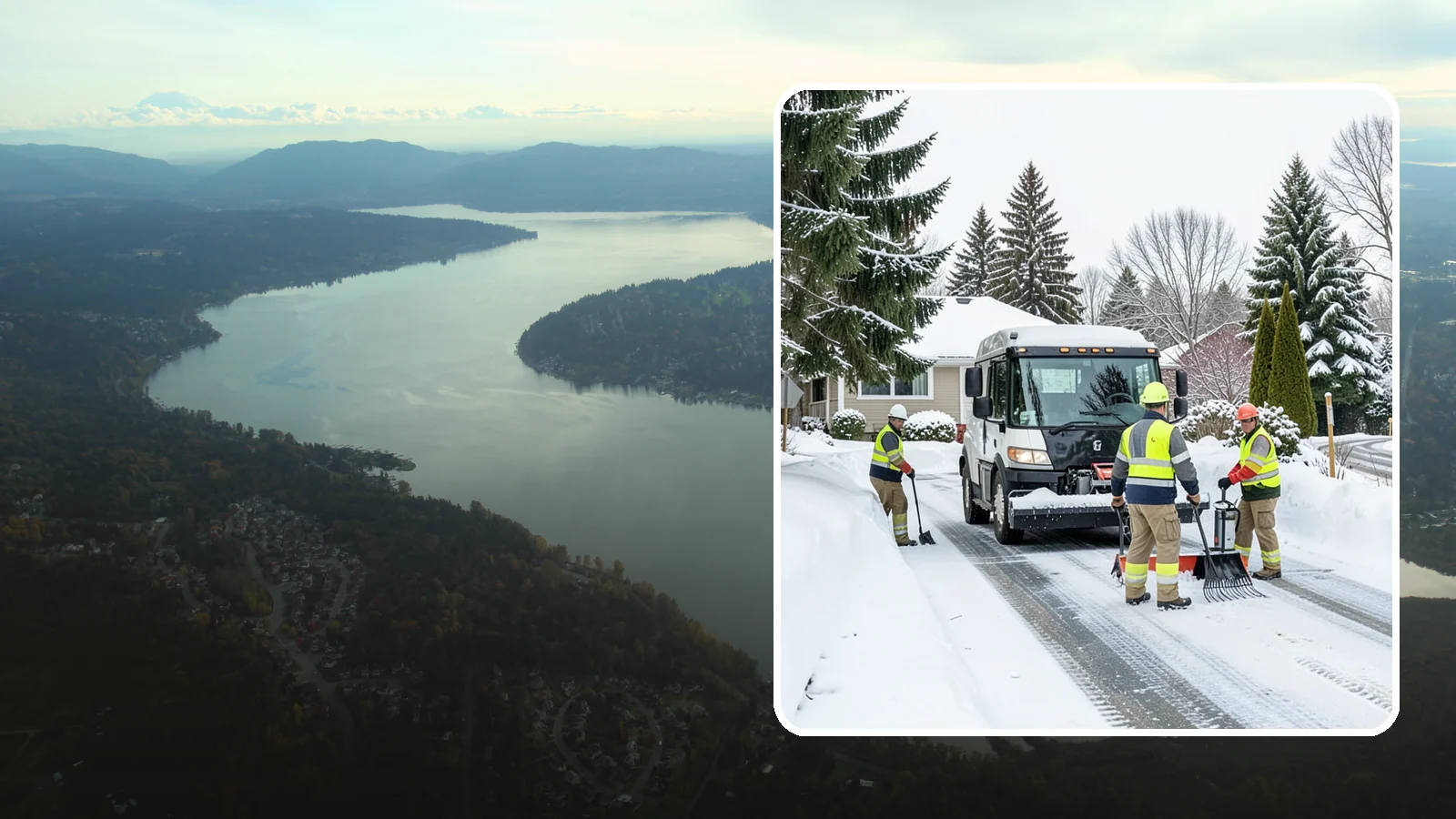 Driveway Snow Removal in Sammamish, King County, WA - We clear residential driveways so you can get to work even when your side street stays buried for days.