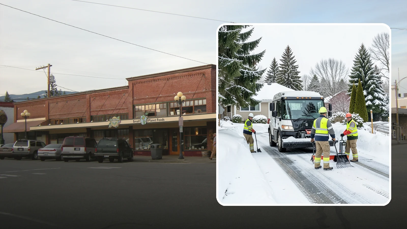 Driveway Snow Removal in Sedro-Woolley, Skagit County, WA - We clear residential driveways so you can get to work even when your side street stays buried for days.