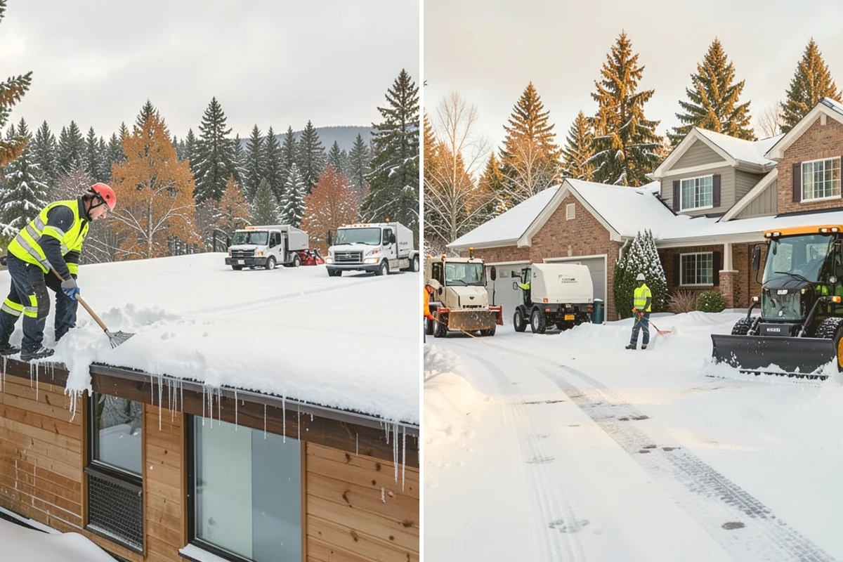 Driveway Snow Removal in Snohomish, Snohomish County, WA - We measure the drive length and note the surface material
