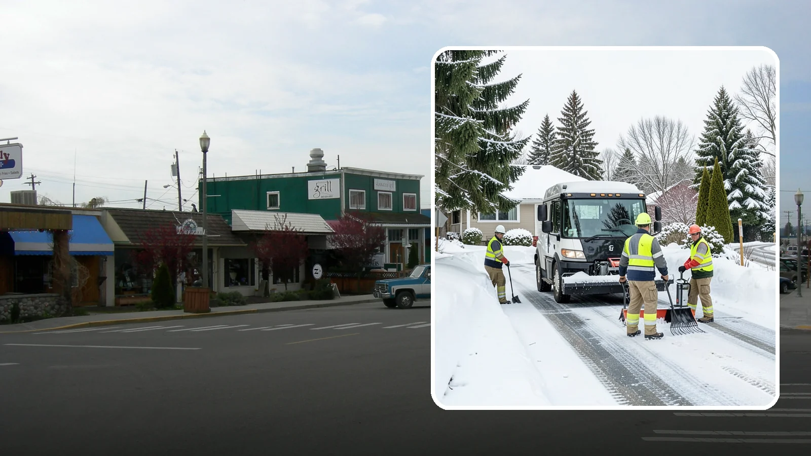 Driveway Snow Removal in Stanwood, Snohomish County, WA - We clear residential driveways so you can get to work even when your side street stays buried for days.