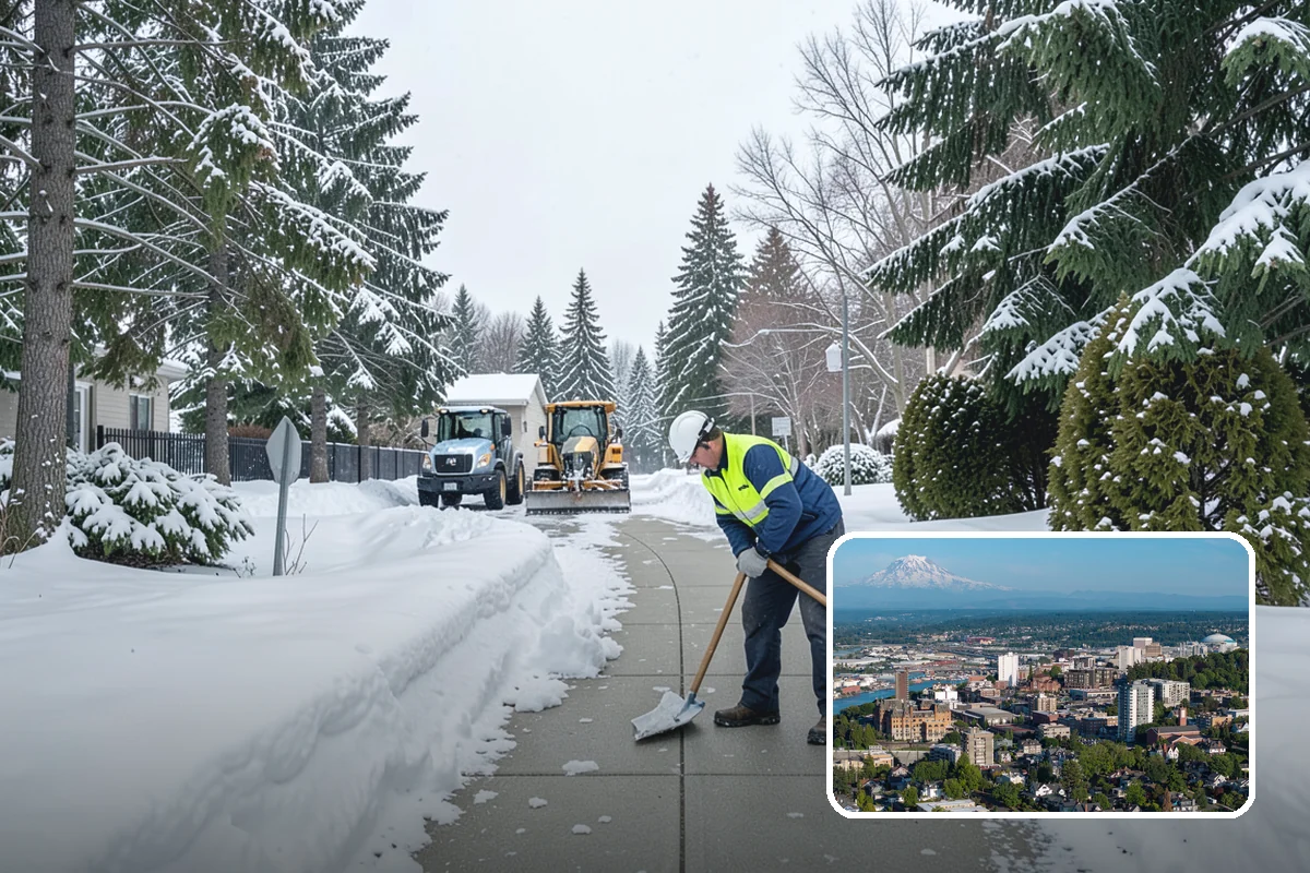 Driveway Snow Removal in Tacoma, Pierce County, WA - Restores vehicle access when neighborhood streets remain impassable