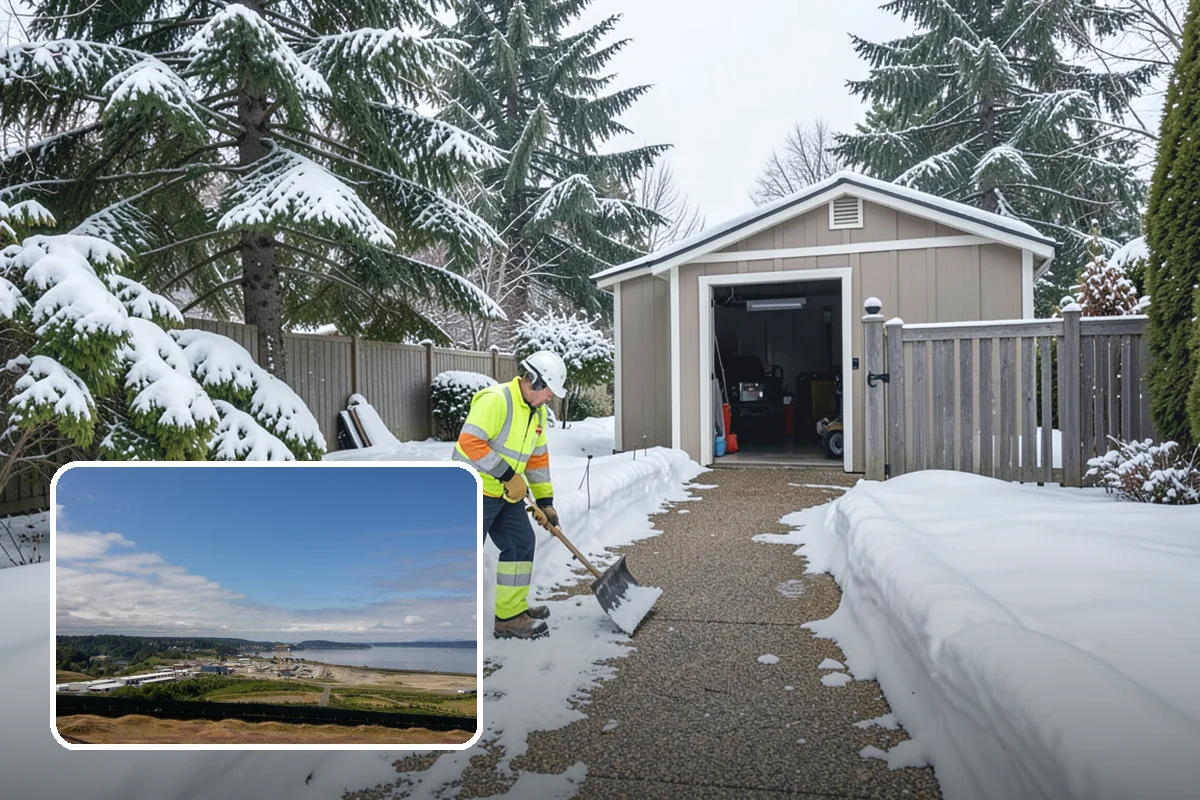 Driveway Snow Removal in University Place, Pierce County, WA - Restores vehicle access when neighborhood streets remain impassable
