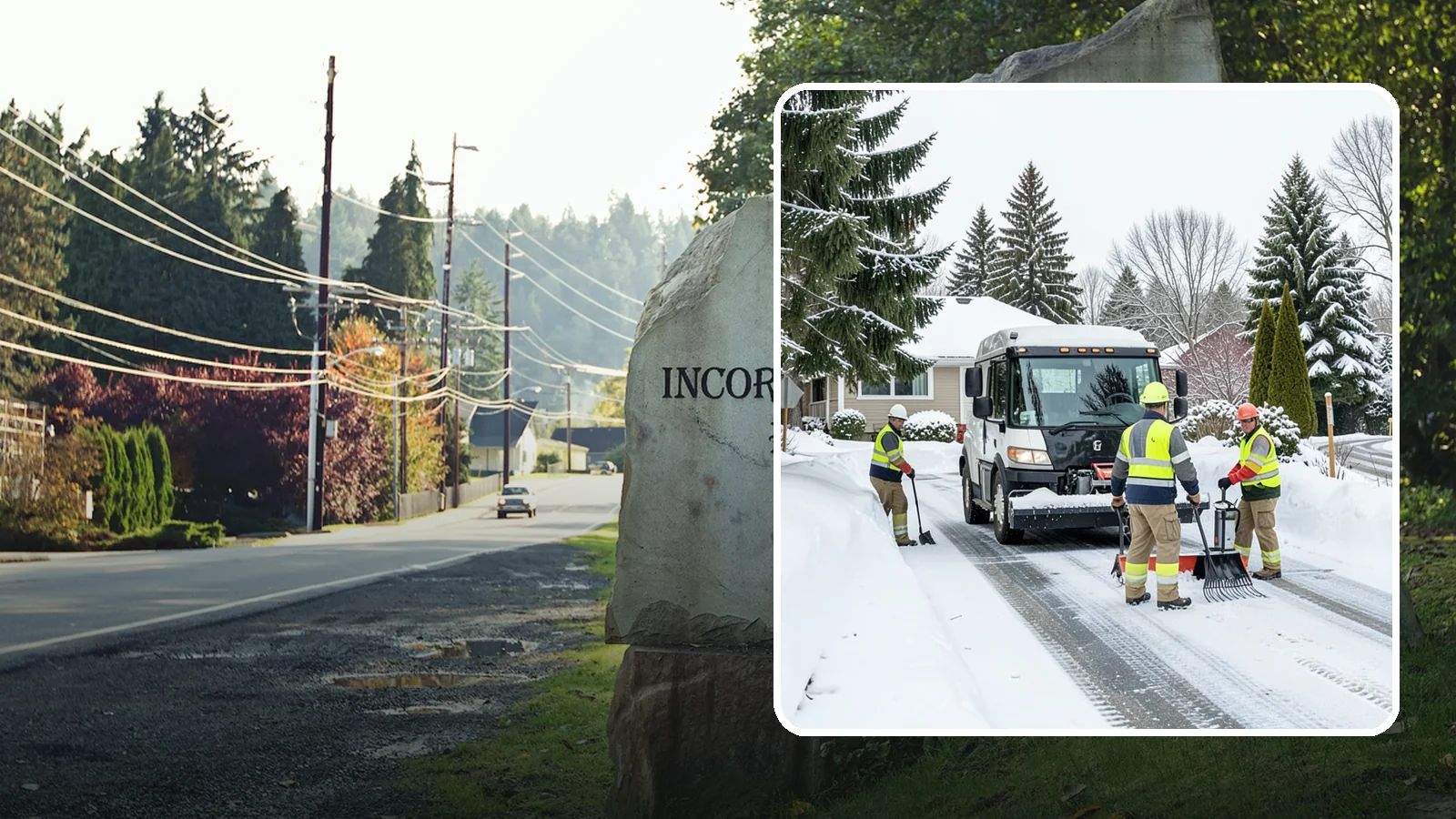 Driveway Snow Removal in Wilkeson, Pierce County, WA - We clear residential driveways so you can get to work even when your side street stays buried for days.