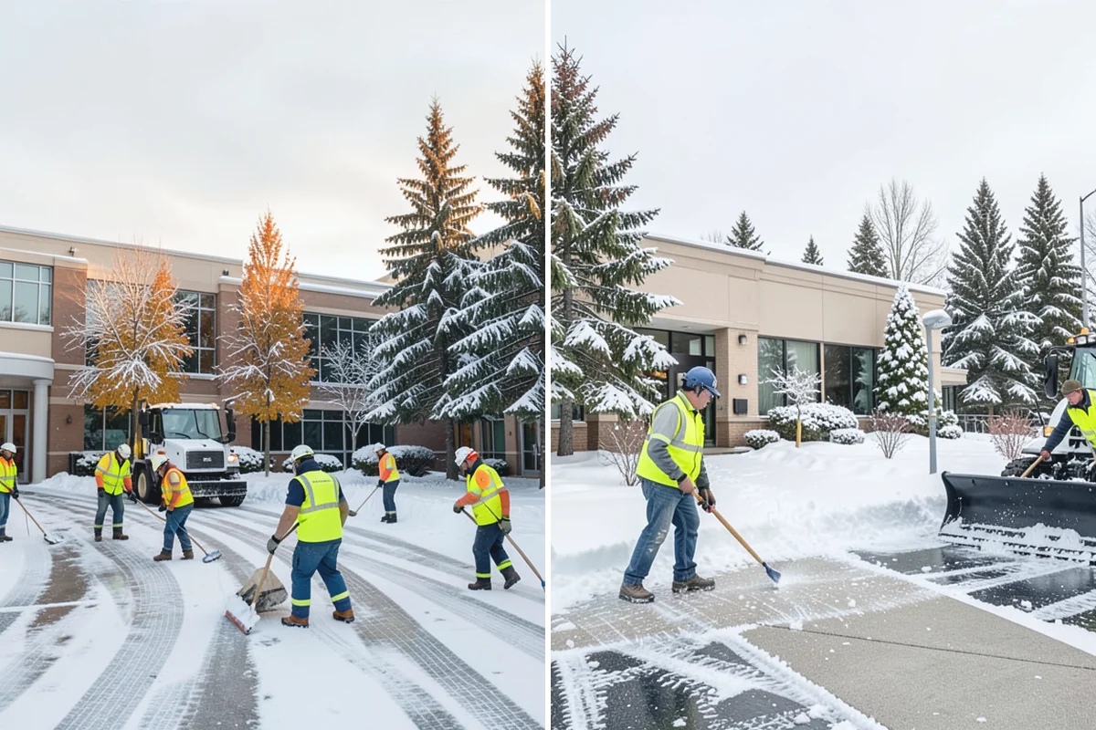 Driveway Snow Removal in Wilkeson, Pierce County, WA - We measure the drive length and note the surface material