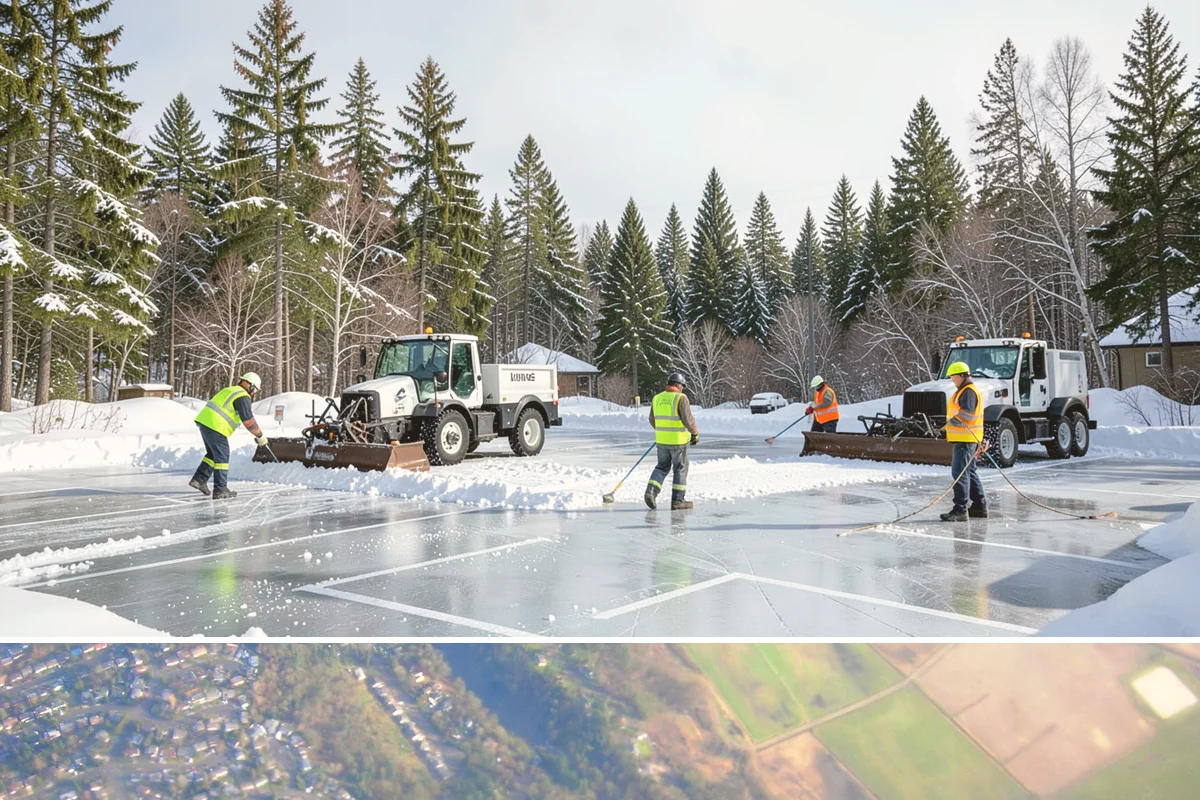 Dump Truck Plowing in Algona, King County, WA - Dump truck plowing is most useful during heavy accumulation events from December through February on space-limited commercial...
