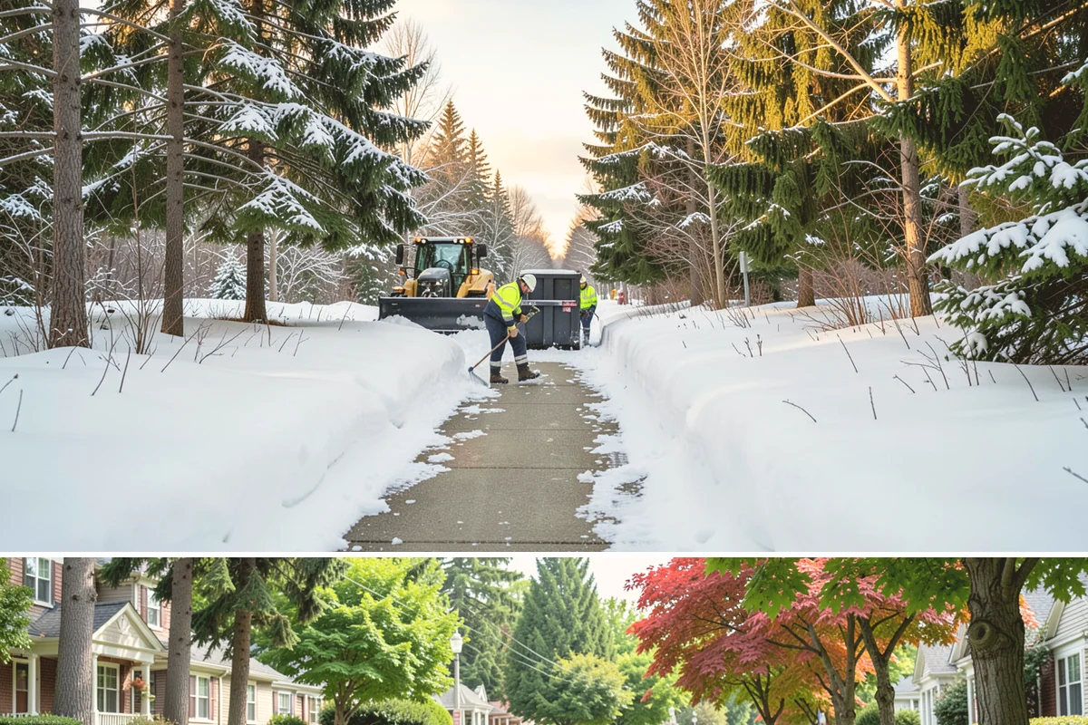 Dump Truck Plowing in Beaux Arts Village, King County, WA - Dump truck plowing is most useful during heavy accumulation events from December through February on space-limited commercial...