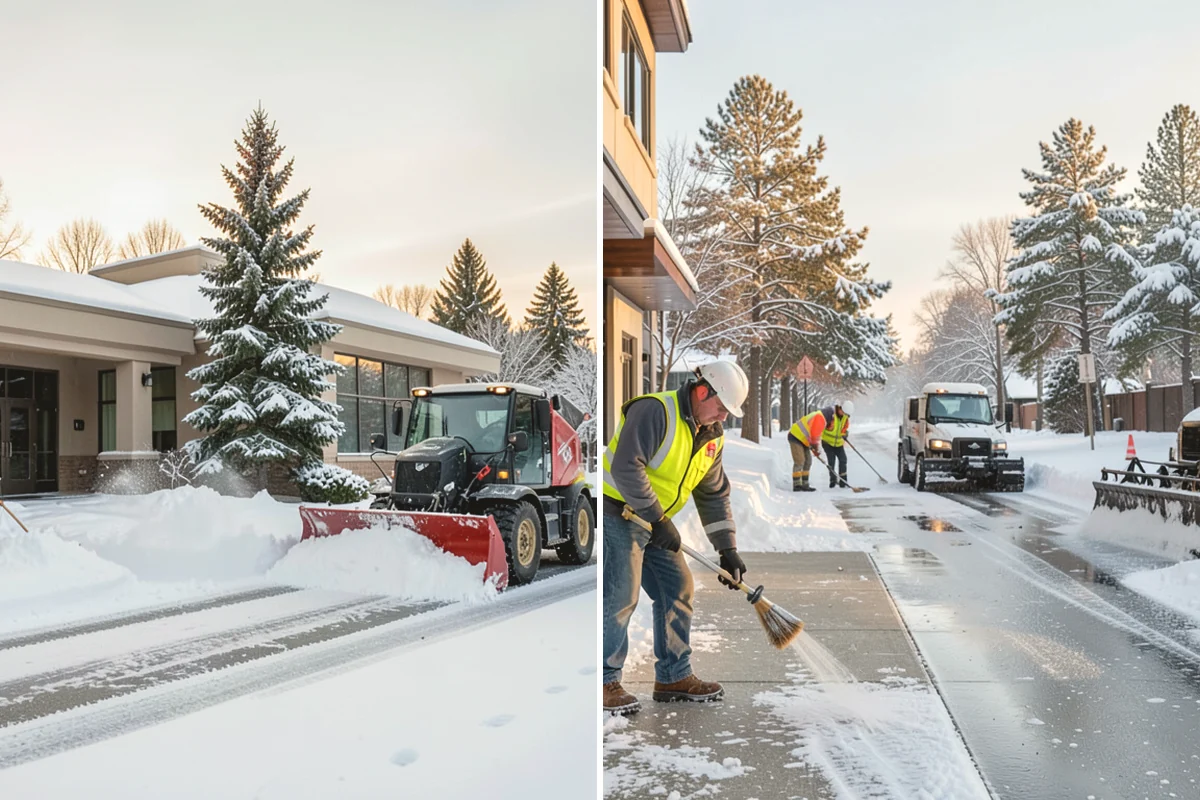 Dump Truck Plowing in Black Diamond, King County, WA - Plan plow routes alongside loading and haul-off points