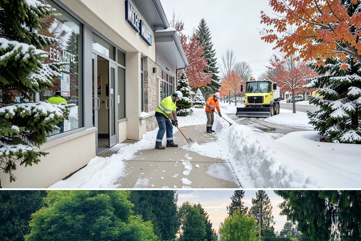 Dump Truck Plowing in Bonney Lake, Pierce County, WA - Dump truck plowing is most useful during heavy accumulation events from December through February on space-limited commercial...