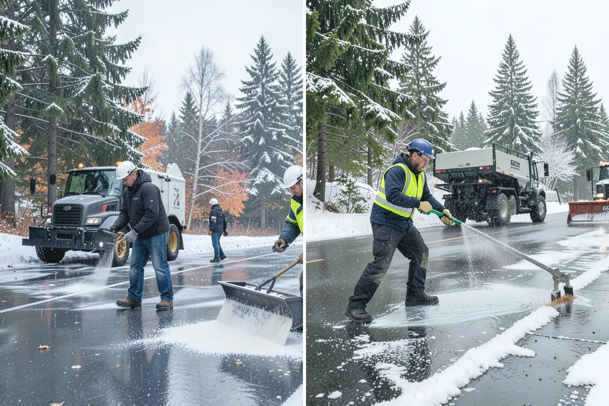 Dump Truck Plowing in Buckley, Pierce County, WA - Plan plow routes alongside loading and haul-off points