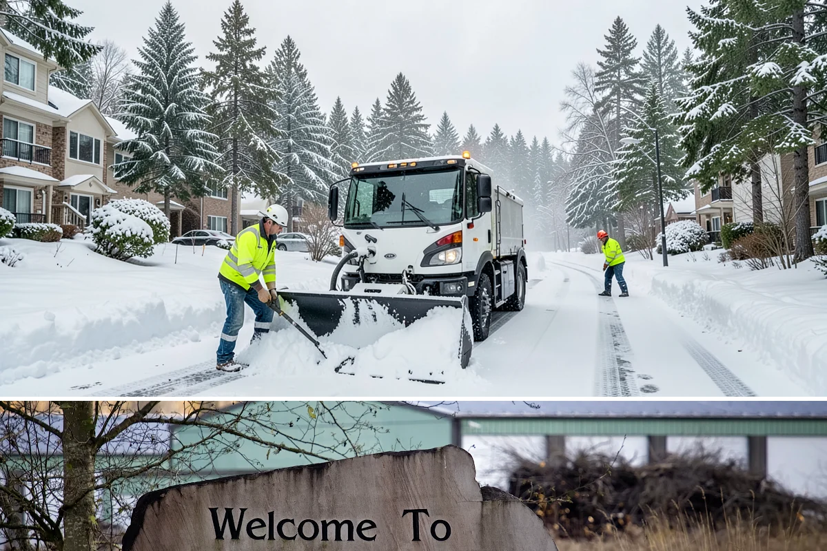 Dump Truck Plowing in Buckley, Pierce County, WA - Dump truck plowing is most useful during heavy accumulation events from December through February on space-limited commercial...