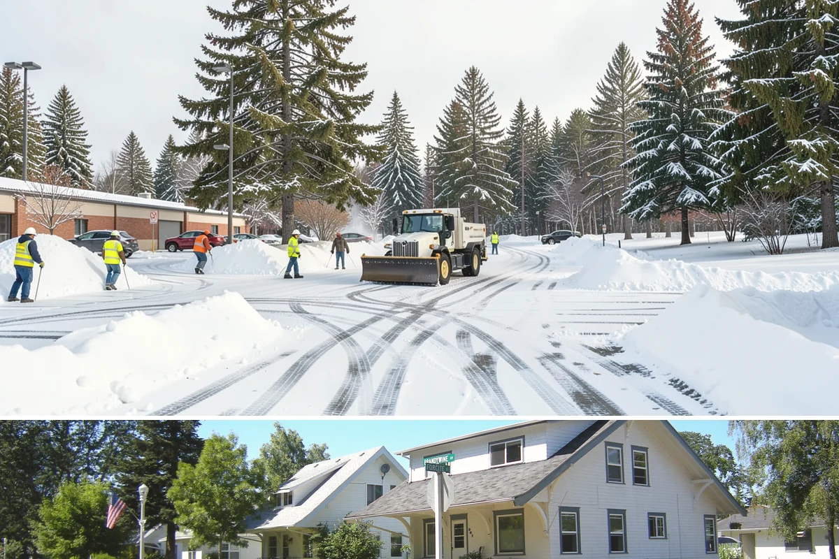 Dump Truck Plowing in DuPont, Pierce County, WA - Dump truck plowing is most useful during heavy accumulation events from December through February on space-limited commercial...