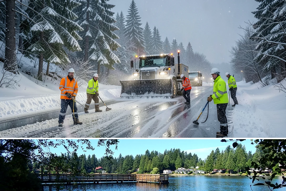 Dump Truck Plowing in Federal Way, King County, WA - Dump truck plowing is most useful during heavy accumulation events from December through February on space-limited commercial...