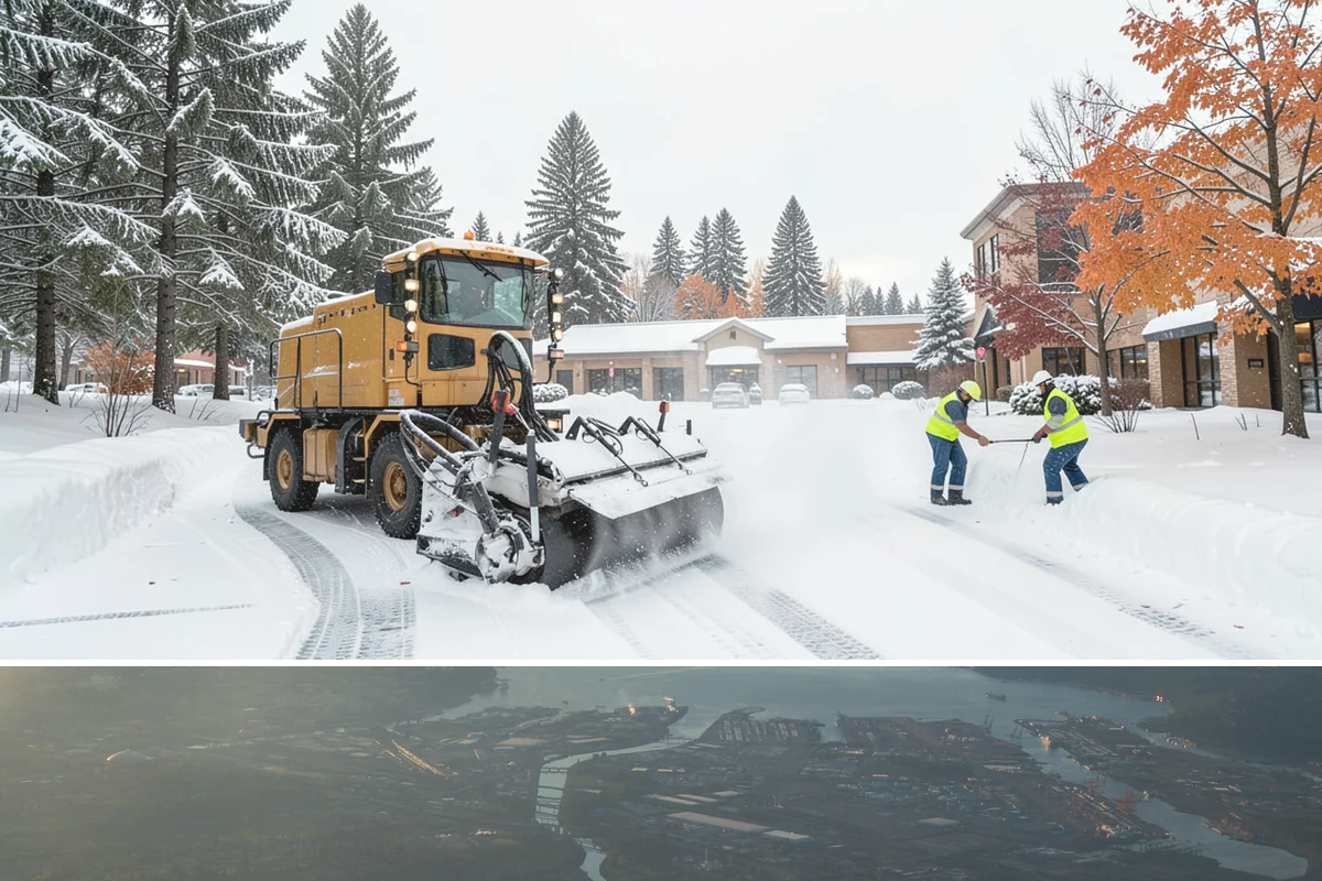 Dump Truck Plowing in Fife, Pierce County, WA - Dump truck plowing is most useful during heavy accumulation events from December through February on space-limited commercial...