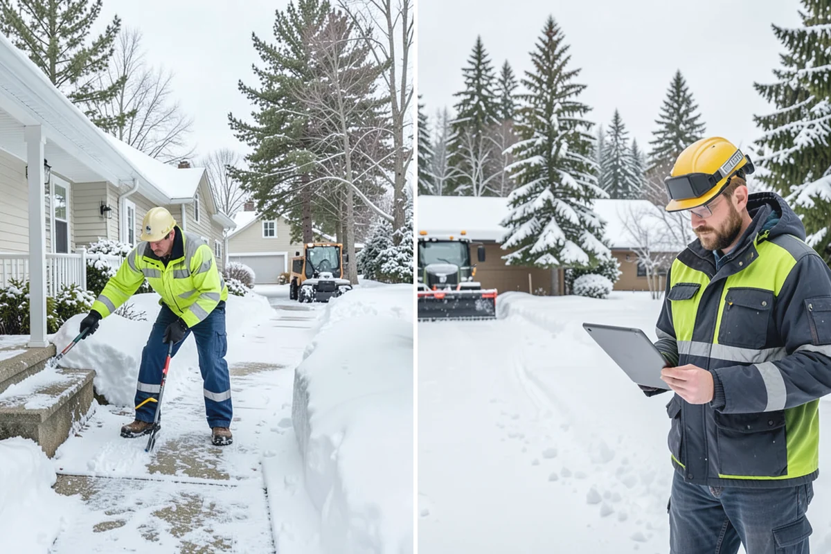 Dump Truck Plowing in Gold Bar, Snohomish County, WA - Plan plow routes alongside loading and haul-off points