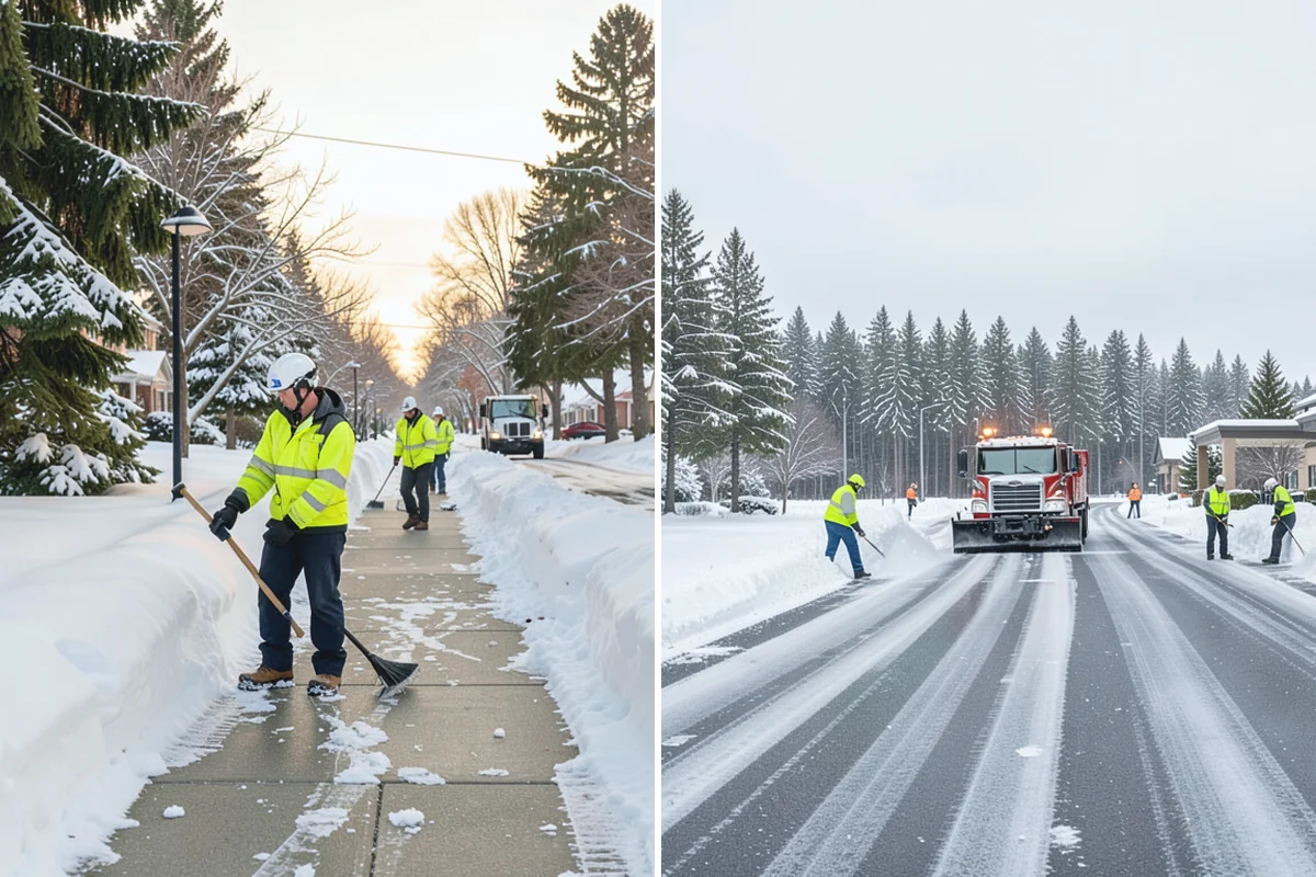 Dump Truck Plowing in Granite Falls, Snohomish County, WA - Plan plow routes alongside loading and haul-off points