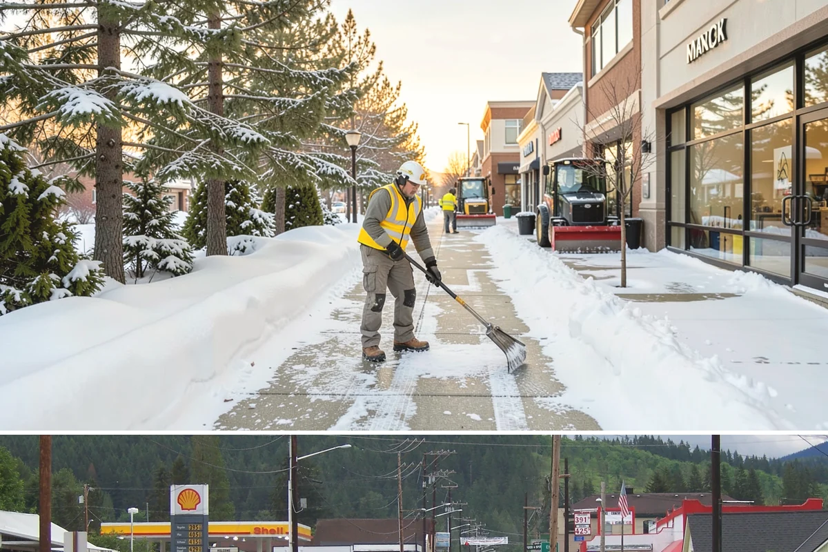 Dump Truck Plowing in Granite Falls, Snohomish County, WA - Dump truck plowing is most useful during heavy accumulation events from December through February on space-limited commercial...